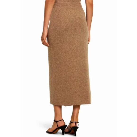 Max Mara Hazel Wool-Cashmere Midi Skirt Size M - Picture 2 of 11